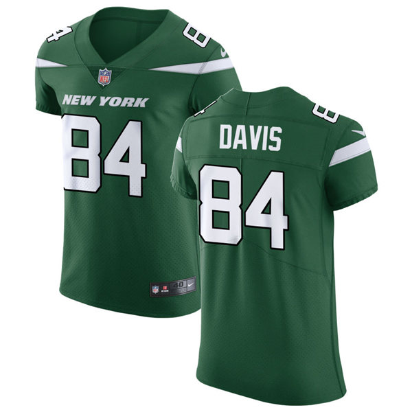 Men's New York Jets #84 Corey Davis Green Nike NFL Vapor Limited Jersey