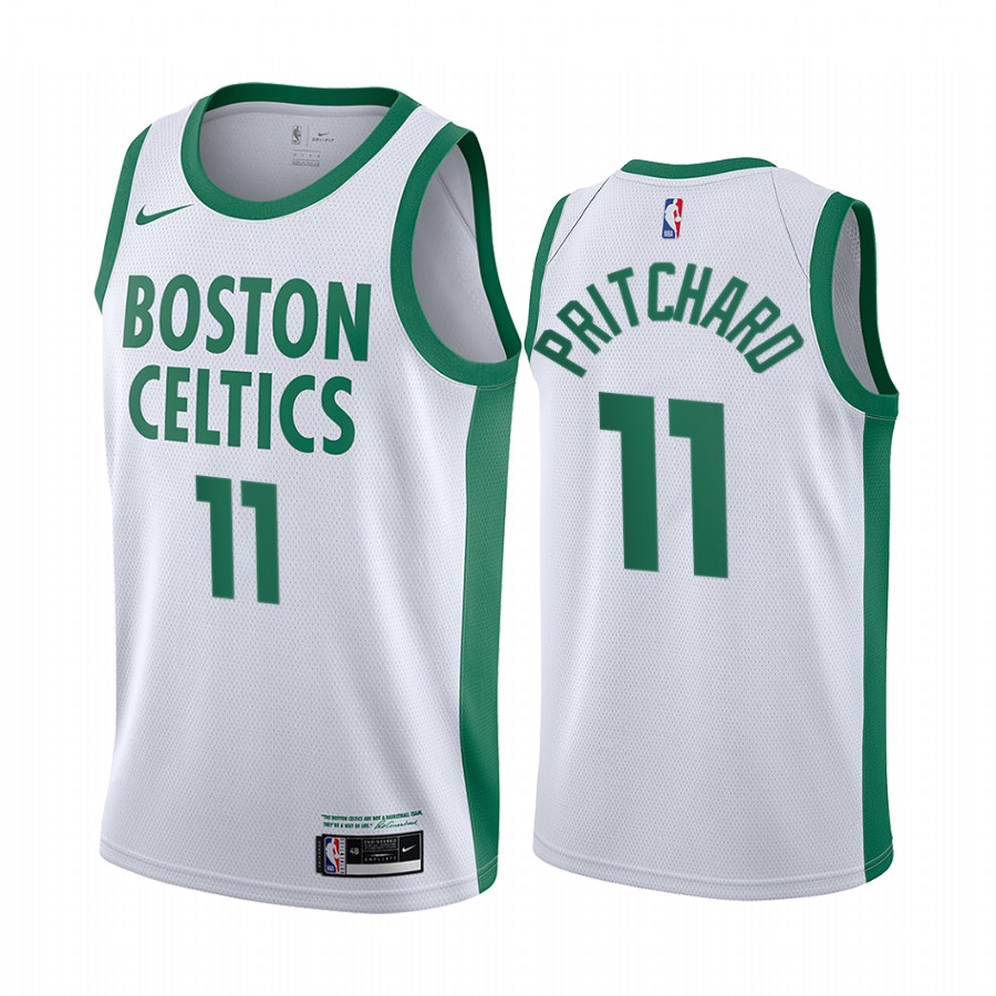 Nike Celtics #11 Payton Pritchard White NBA Swingman 2020-21 City Edition Jersey Nike Celtics #11 Payton Pritchard White NBA Swingman 2020-21 City Edition Jersey