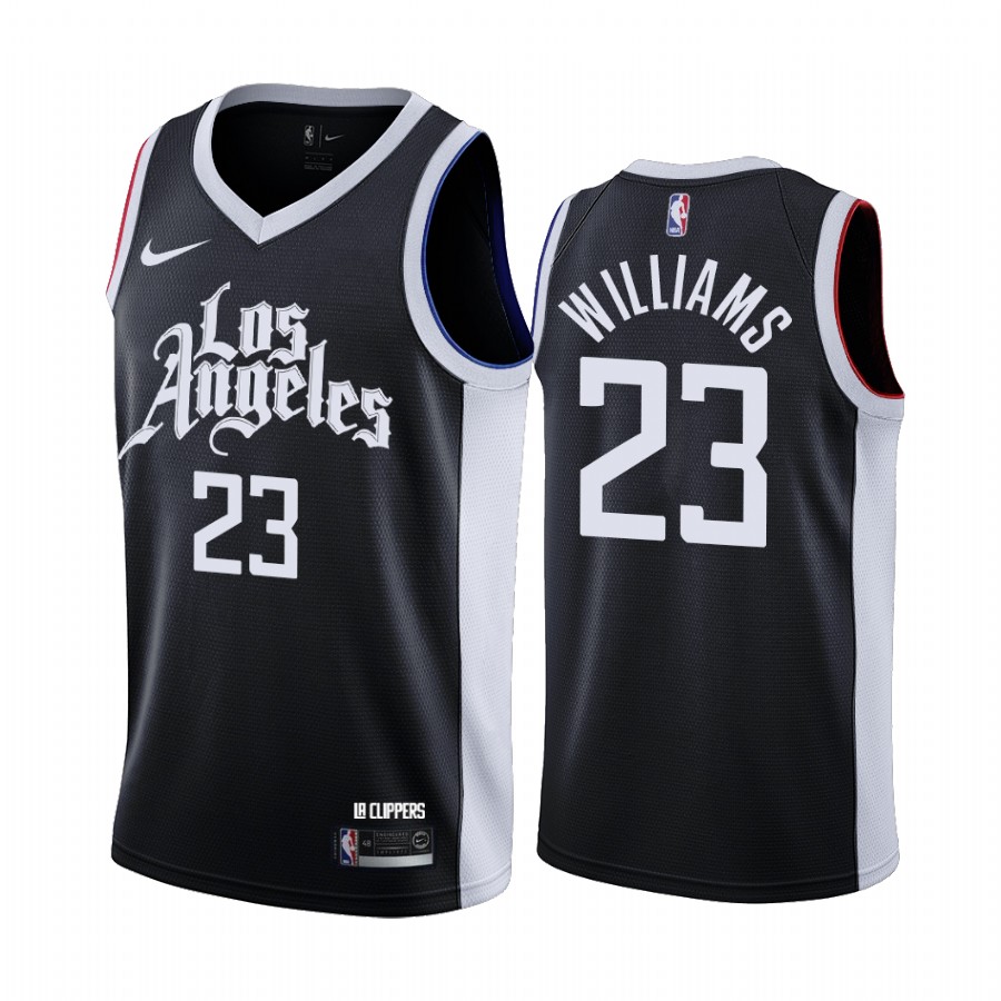 Nike Clippers #23 Lou Williams Black NBA Swingman 2020-21 City Edition Jersey
