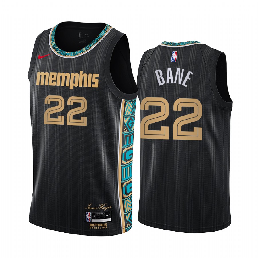 Nike Grizzlies #22 Desmond Bane Black NBA Swingman 2020-21 City Edition Jersey
