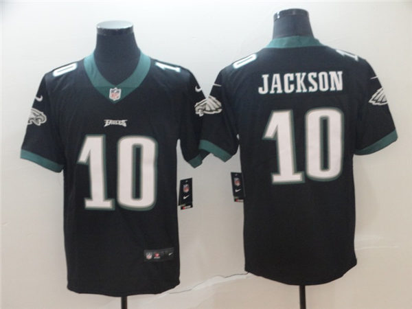 Mens Philadelphia Eagles #10 Tyree Jackson Nike Black NFL Vapor Limited Jersey