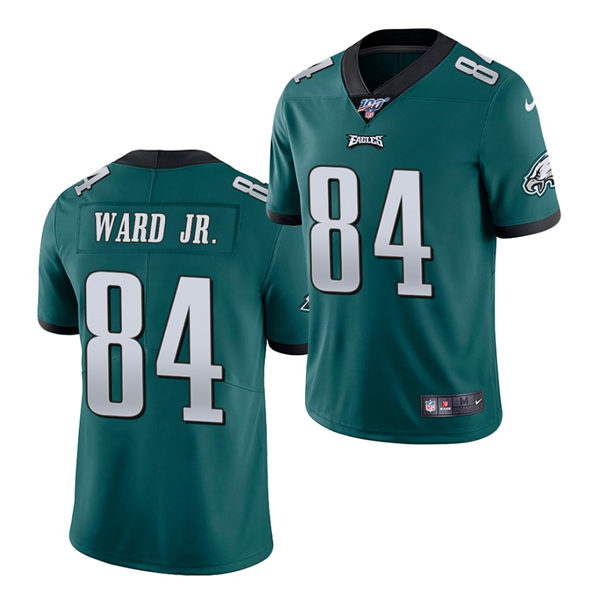 Mens Philadelphia Eagles #84 Greg Ward Nike Green NFL Vapor Limited Jersey