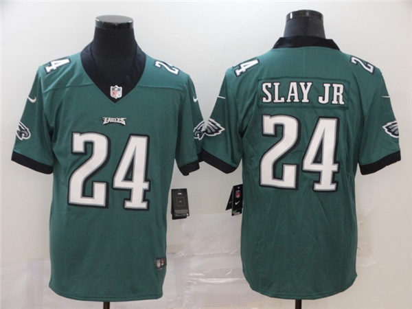 Mens Philadelphia Eagles #24 Darius Slay Jr Nike Green NFL Vapor Limited Jersey