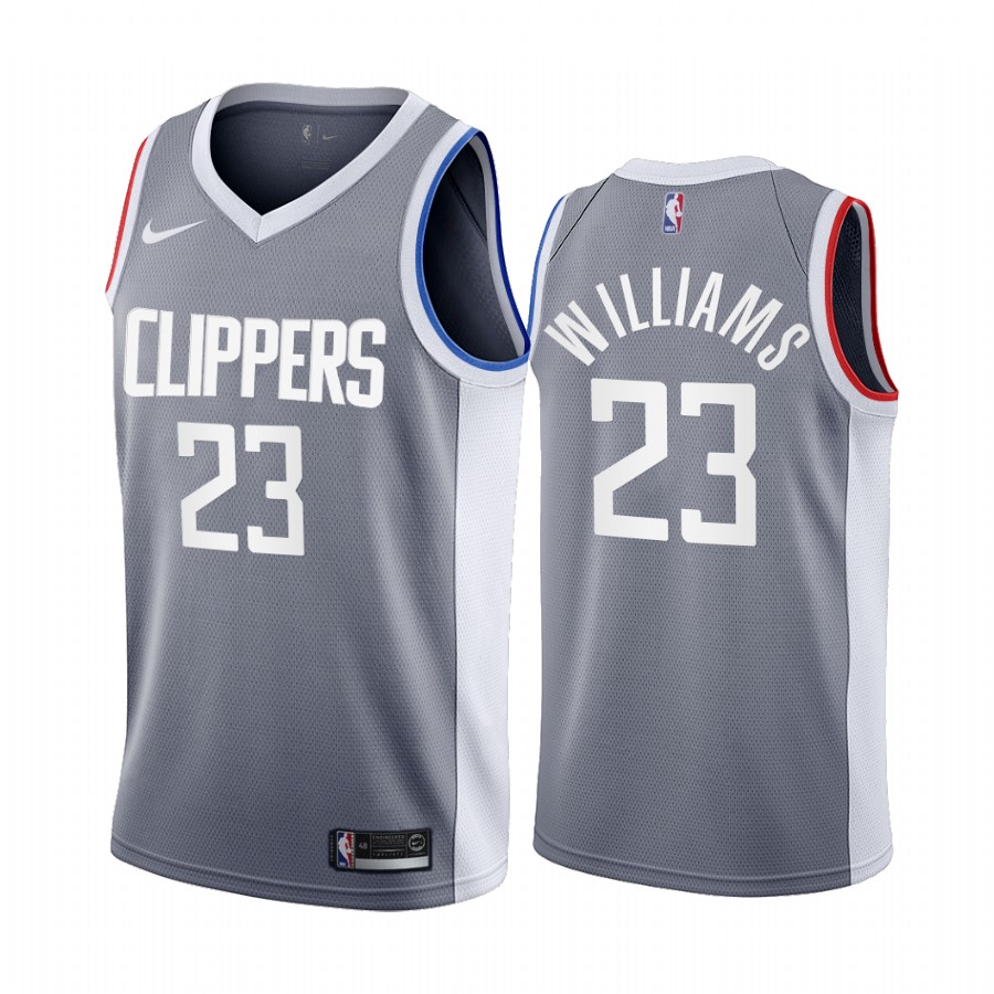Los Angeles Clippers #23 Lou Williams Gray NBA Swingman 2020-21 Earned Edition Jersey