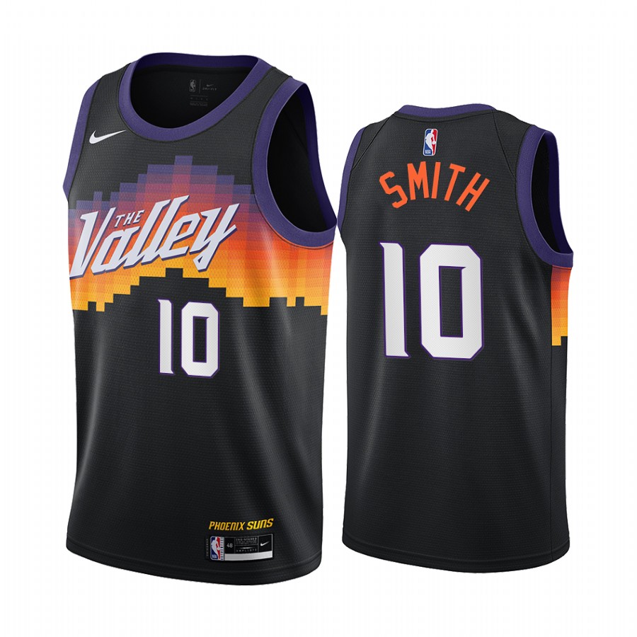 Nike Suns #10 Jalen Smith Black NBA Swingman 2020-21 City Edition Jersey