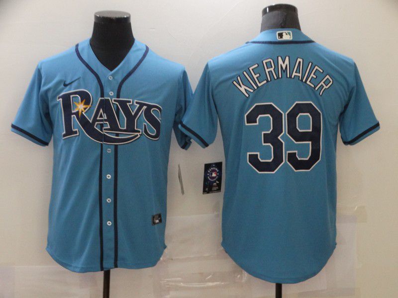 Men's Tampa Bay Rays #39 Kevin Kiermaier Nike Light Blue Cool Base Jersey Men's Tampa Bay Rays #39 Kevin Kiermaier Nike Light Blue Cool Base Jersey