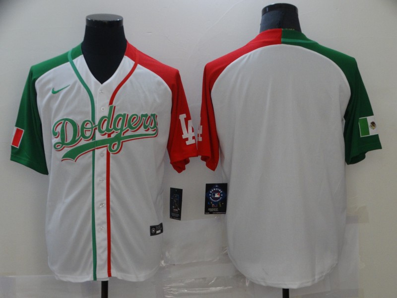 Men's Los Angeles Dodgers Blank Nike White Mexican Heritage Culture Night Cool Base Jersey