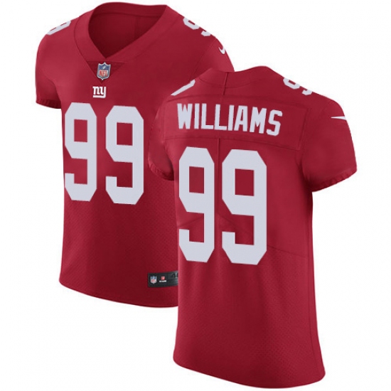 Men's New York Giants #99 Leonard Williams Nike Red Alternate Vapor Untouchable Limited Jersey