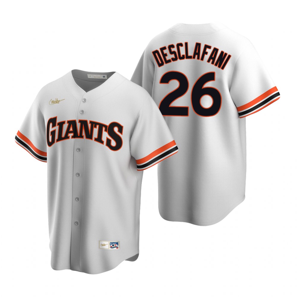 Men's San Francisco Giants #26 Anthony DeSclafani Nike Home White Cooperstown Collection Jersey