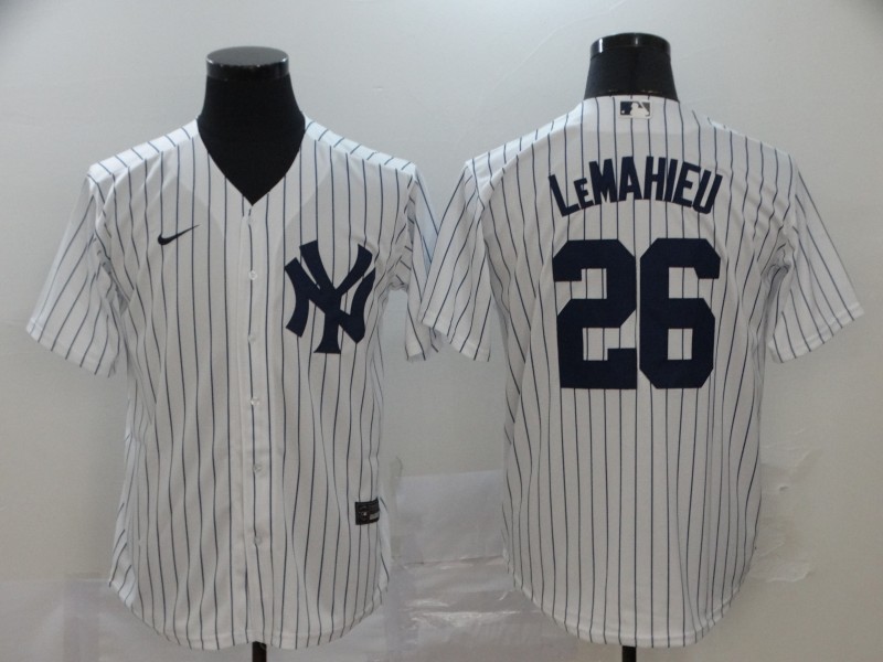 Youth New York Yankees #26 DJ LeMahieu Nike Grey Road Jersey