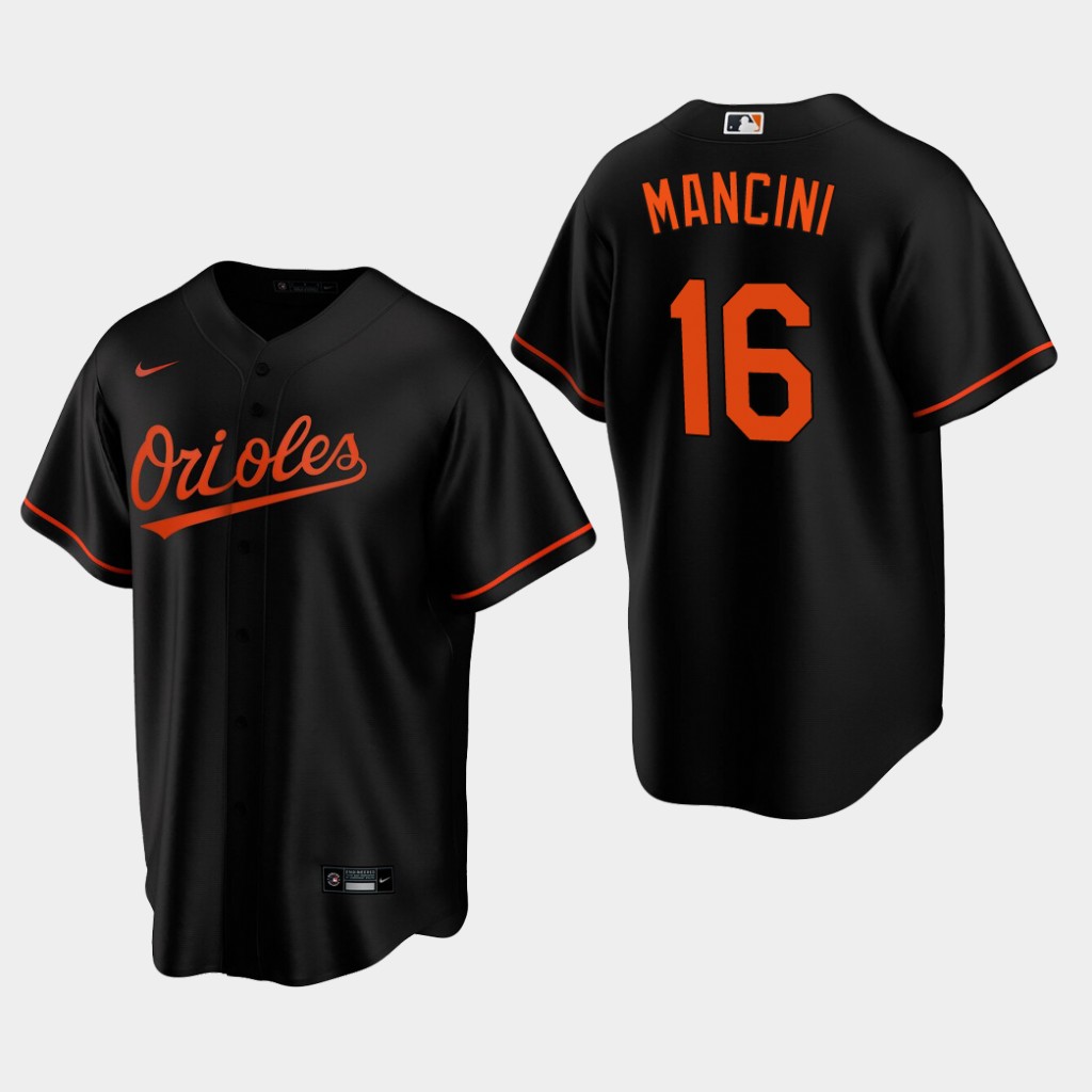 Youth Baltimore Orioles #16 Trey Mancini Nike Black Jersey