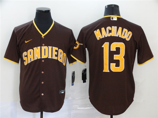 Youth San Diego Padres #13 Manny Machado Nike Brown Jersey