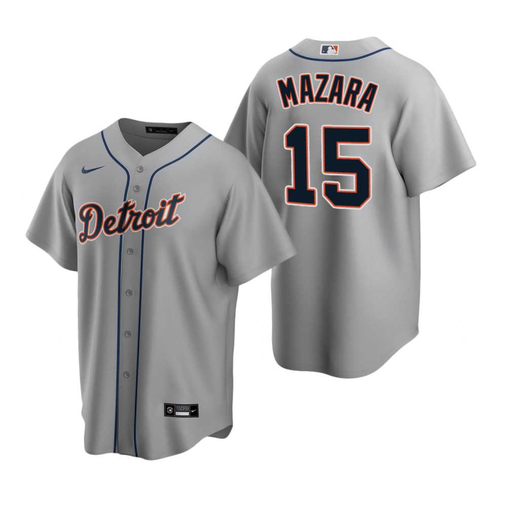 Men's Detroit Tigers #15 Nomar Mazara Cool Base Jersey