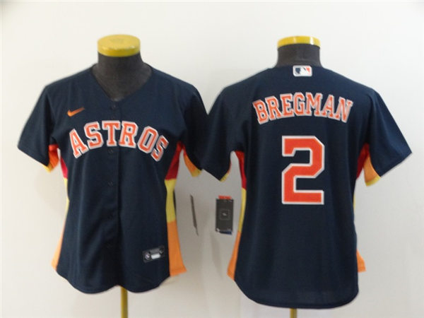 Women's Houston Astros #2 Alex Bregman Nike Navy Jersey Women's Houston Astros #2 Alex Bregman Nike Navy Jersey
