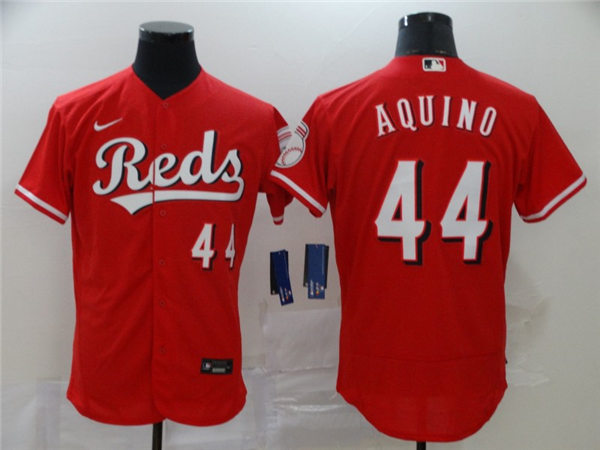 Youth Cincinnati Reds #44 Aristides Aquino Nike Scarlet Alternate Reds Player Jersey Youth Cincinnati Reds #44 Aristides Aquino Nike Scarlet Alternate Reds Player Jersey
