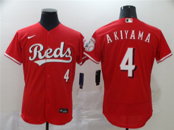 Youth Cincinnati Reds #4 Shogo Akiyama Nike Scarlet Alternate Reds Player Jersey