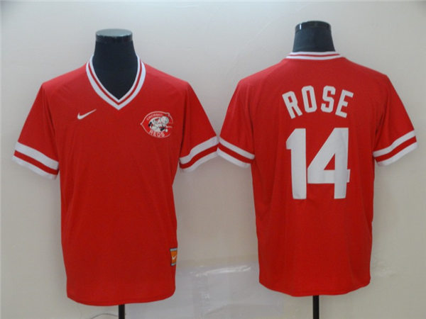 Women's Cincinnati Reds Retired Player #14 Pete Rose Nike Scarlet Cooperstown Collection Jersey Women's Cincinnati Reds Retired Player #14 Pete Rose Nike Scarlet Cooperstown Collection Jersey
