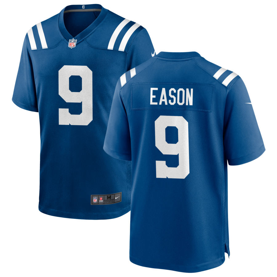 Men's Indianapolis Colts #9 Jacob Eason Nike Royal Vapor Untouchable Jersey
