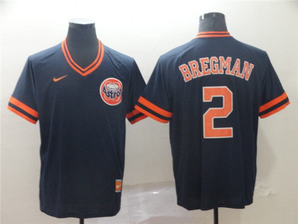 Men's Houston Astros #2 Alex Bregman Nike Navy Cooperstown Collection Jersey
