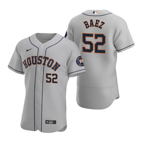 Men's Houston Astros #52 Pedro Baez Nike Gray Road Flexbase Jersey Men's Houston Astros #52 Pedro Baez Nike Gray Road Flexbase Jersey