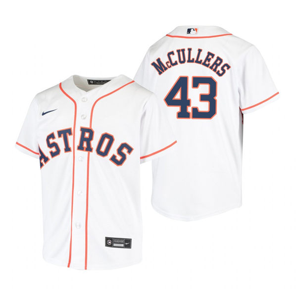 Youth Houston Astros #43 Lance McCullers Nike White Jersey