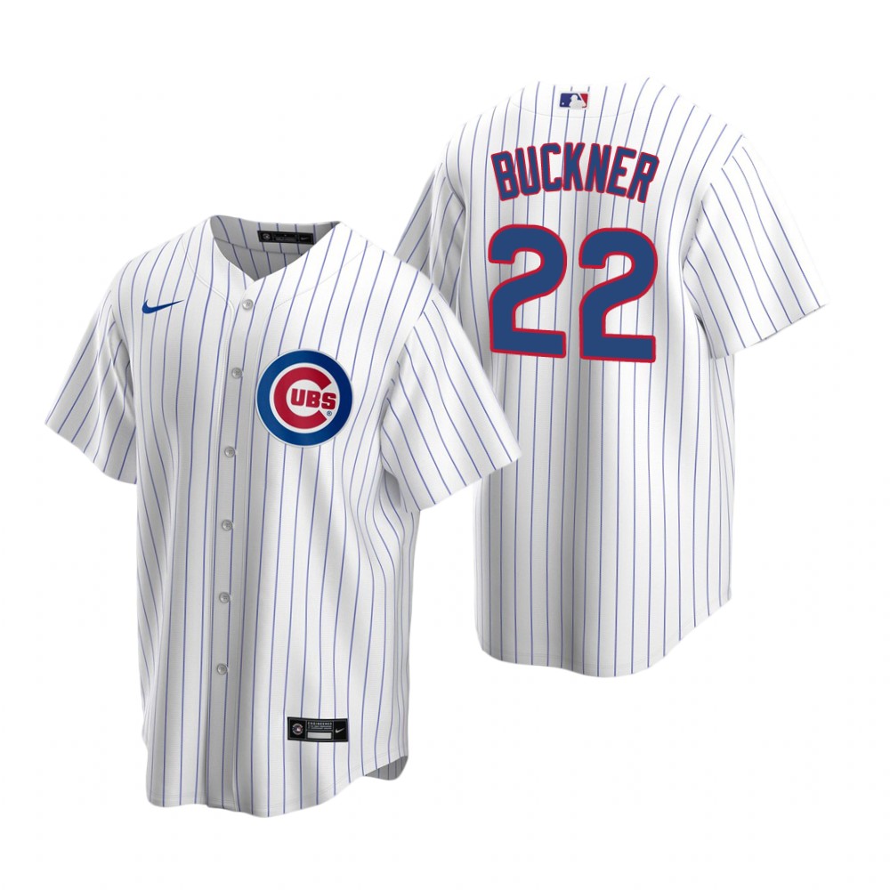 Men's Chicago Cubs Retired Player #22 Bill Buckner Nike White Cool Base Jersey