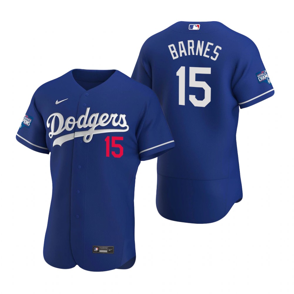 Men's Los Angeles Dodgers Austin Barnes Nike Royal Flexbase Jersey