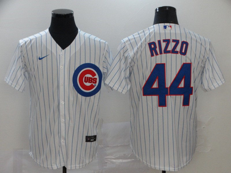 Youth Chicago Cubs #44 Anthony Rizzo Nike White Jersey