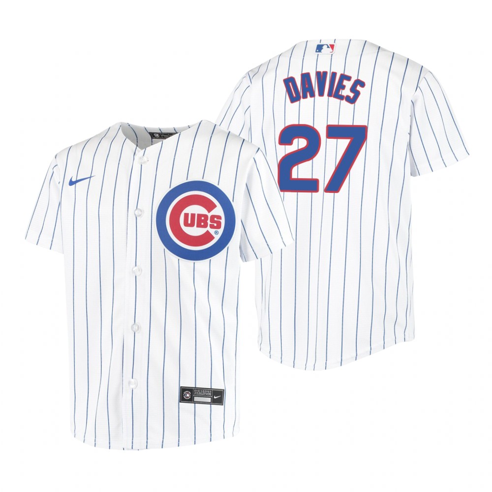 Womens Chicago Cubs #27 Zach Davies Nike White Jersey