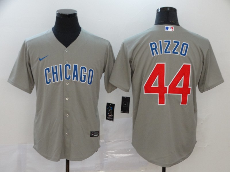 Youth Chicago Cubs #44 Anthony Rizzo Nike Grey Jersey Youth Chicago Cubs #44 Anthony Rizzo Nike Grey Jersey