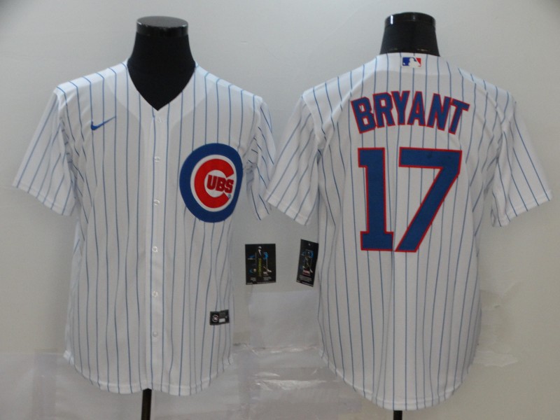 Womens Chicago Cubs #17 Kris Bryant Nike White Jersey