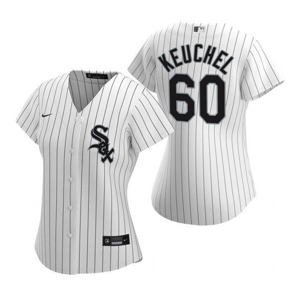 Women's Chicago White Sox #60 Dallas Keuchel Nike White Home Jersey Women's Chicago White Sox #60 Dallas Keuchel Nike White Home Jersey