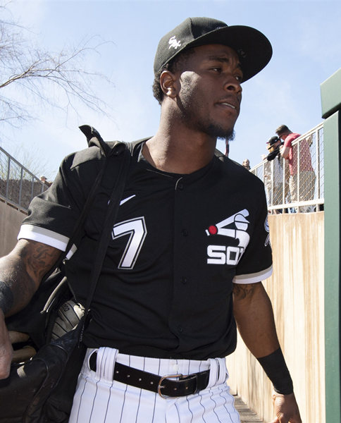 Men's Chicago White Sox #7 Tim Anderson Nike Black Retro Game Jersey