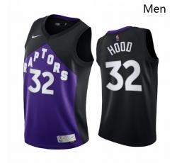 Men Toronto Raptors 32 Rodney Hood Purple NBA Swingman 2020 21 Earned Edition Jersey