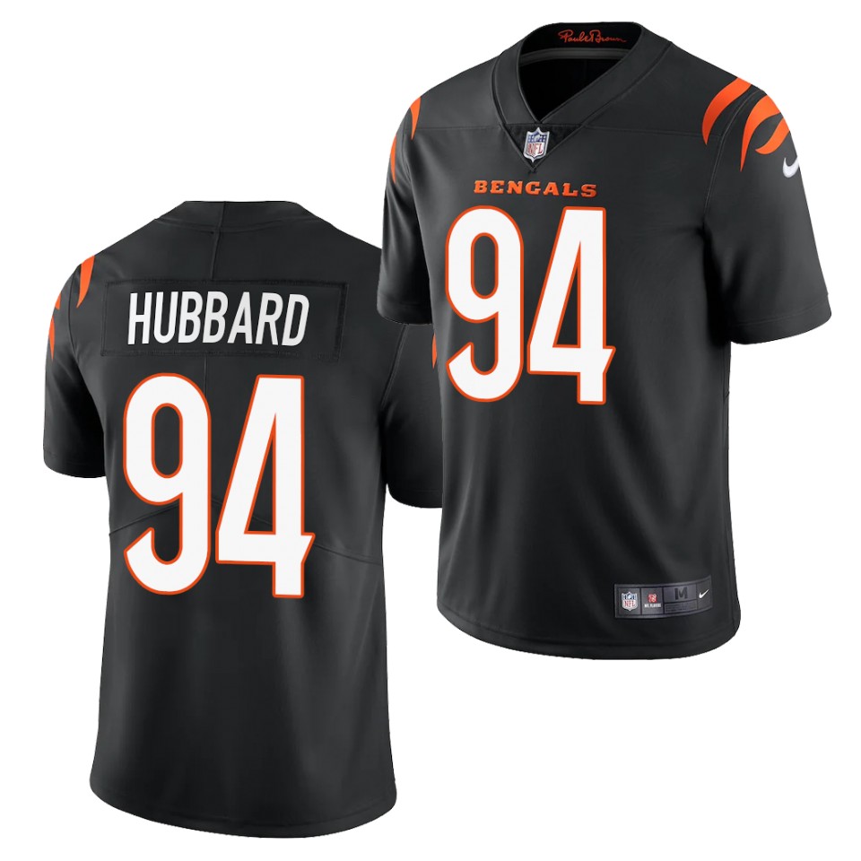 Men's Cincinnati Bengals #94 Sam Hubbard 2021 Nike Black Vapor Limited Jersey