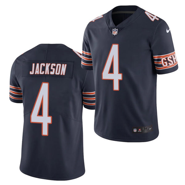 Men's Chicago Bears #4 Eddie Jackson Nike Navy Vapor Limited Jersey Men's Chicago Bears #4 Eddie Jackson Nike Navy Vapor Limited Jersey