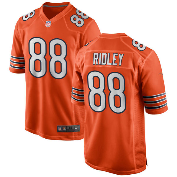 Men's Chicago Bears #88 Riley Ridley Nike Orange Vapor Limited Jersey