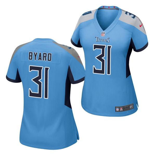 Women Tennessee Titans #31 Kevin Byard Light Blue Game Jersey