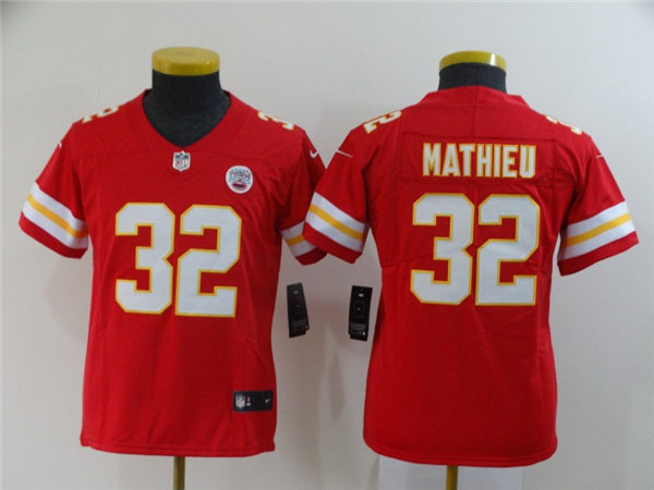 Men's Kansas City Chiefs #32 Tyrann Mathieu Stitched Nike Red Game Jersey