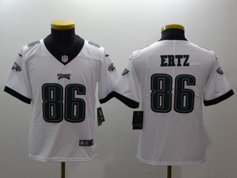 Youth Philadelphia Eagles #86 Zach Ertz Nike White Game Jersey Youth Philadelphia Eagles #86 Zach Ertz Nike White Game Jersey