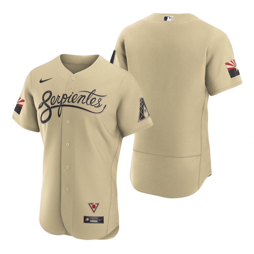 Mens Arizona Diamondbacks Gold 2021 City Connect Authentic Jersey