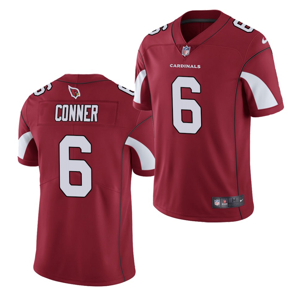 Mens Arizona Cardinals #6 James Conner Nike Cardinal Vapor Limited Jersey