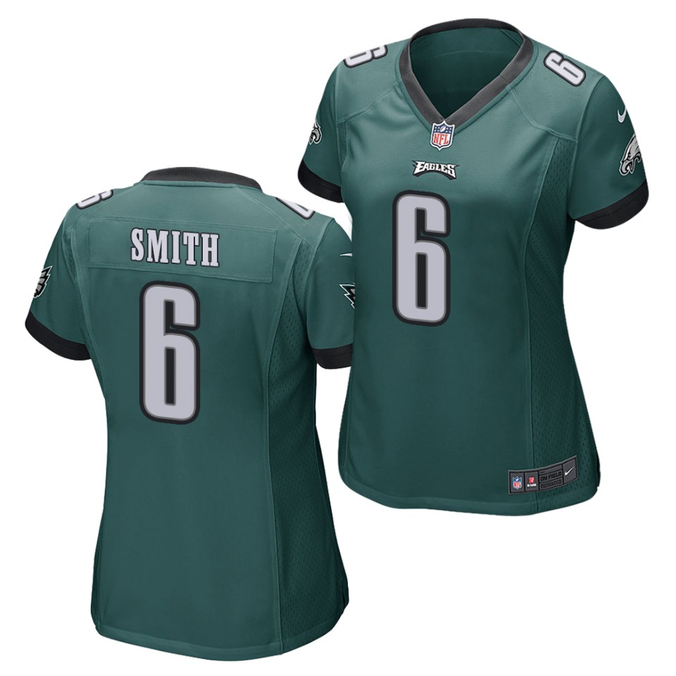 Women's Philadelphia Eagles #6 DeVonta Smith Nike Green Limited Jersey Women's Philadelphia Eagles #6 DeVonta Smith Nike Green Limited Jersey