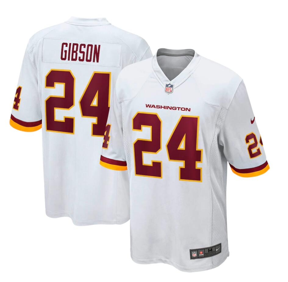Mens Washington Football Team #24 Antonio Gibson Nike White Vapor Limited Jersey