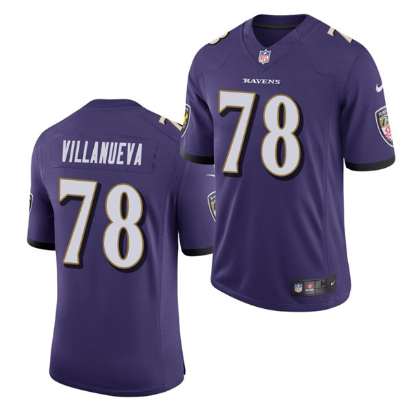 Mens Baltimore Ravens #78 Alejandro Villanueva Nike Purple Vapor Limited Player Jersey Mens Baltimore Ravens #78 Alejandro Villanueva Nike Purple Vapor Limited Player Jersey
