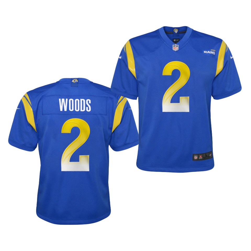 Youth Los Angeles Rams #2 Robert Woods Stitched Nike Royal Limite Jersey Youth Los Angeles Rams #2 Robert Woods Stitched Nike Royal Limite Jersey