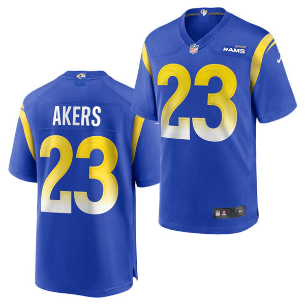 Youth Los Angeles Rams #23 Cam Akers Stitched Nike Royal Limite Jersey