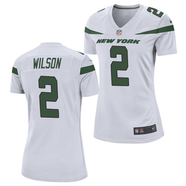 Women's New York Jets #2 Zach Wilson Nike White Limited Jersey Women's New York Jets #2 Zach Wilson Nike White Limited Jersey