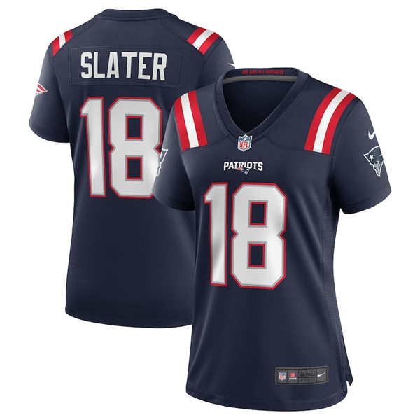 Women's New England Patriots Matthew Slater Navy Nike Color Rush Vapor Player Limited Jersey