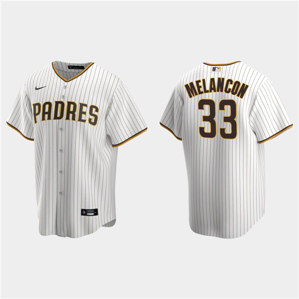 Youth San Diego Padres #33 Mark Melancon Nike White Brown Home Jersey Youth San Diego Padres #33 Mark Melancon Nike White Brown Home Jersey